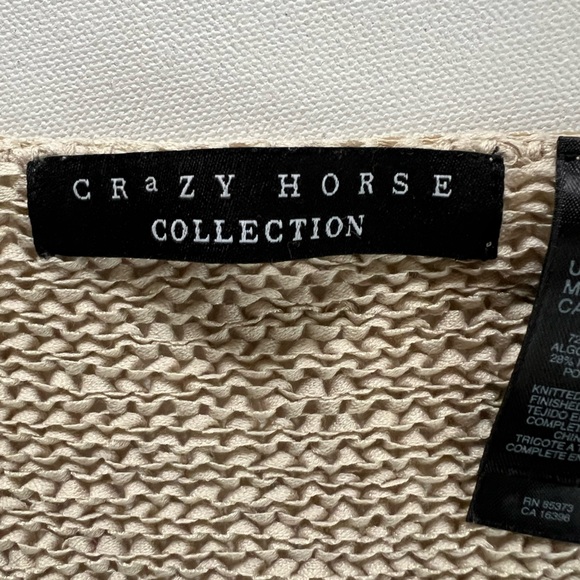 Crazy Horse Blue Floral Women’s Knit Sweater - L - Picture 4 of 10